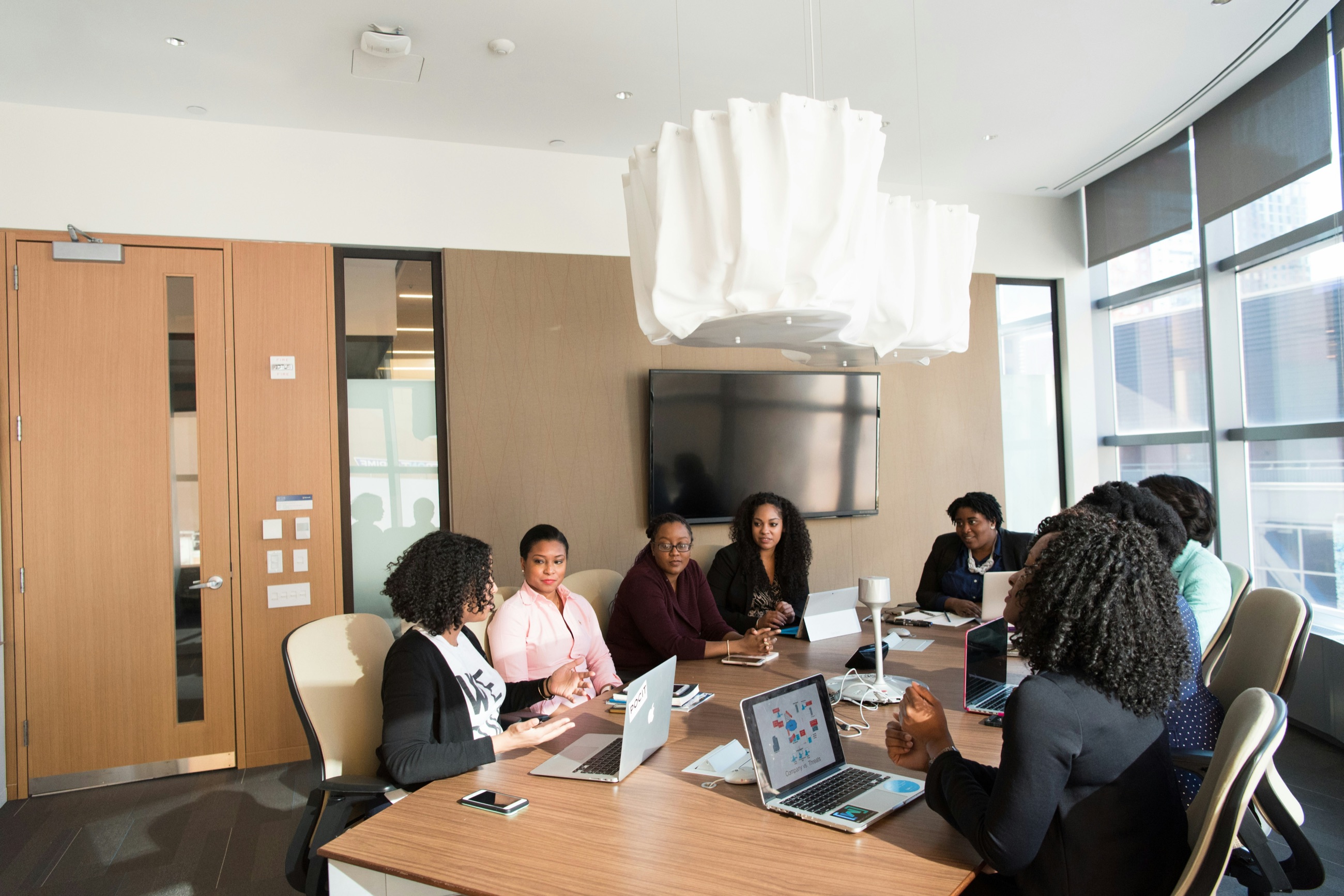 The Cashbridge team in a meeting